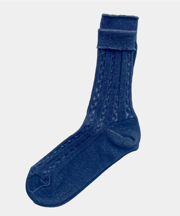 Chaussettes torsadées - Marine