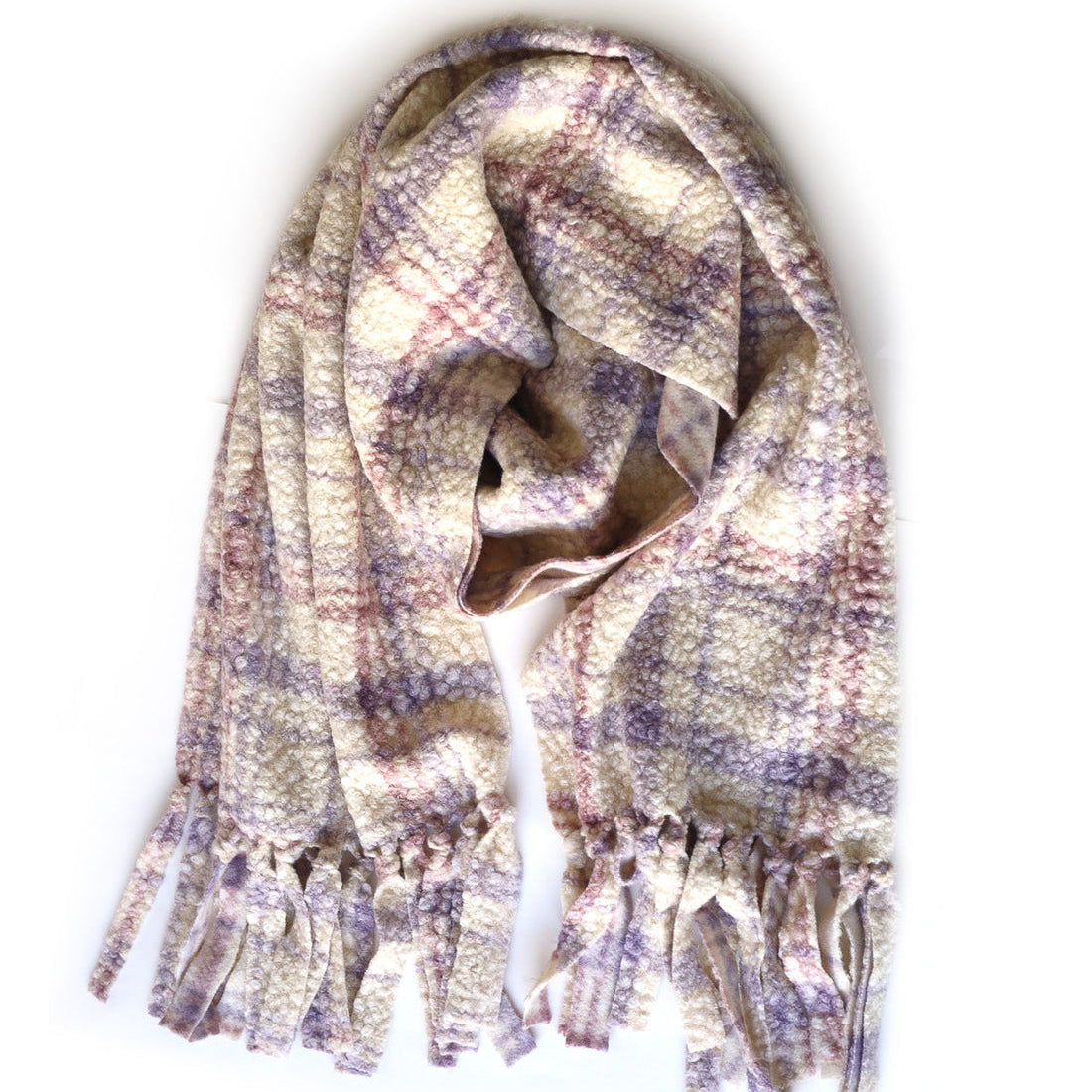 Foulard en molletonné bouclé