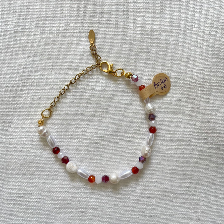 Bracelet en billes et perles