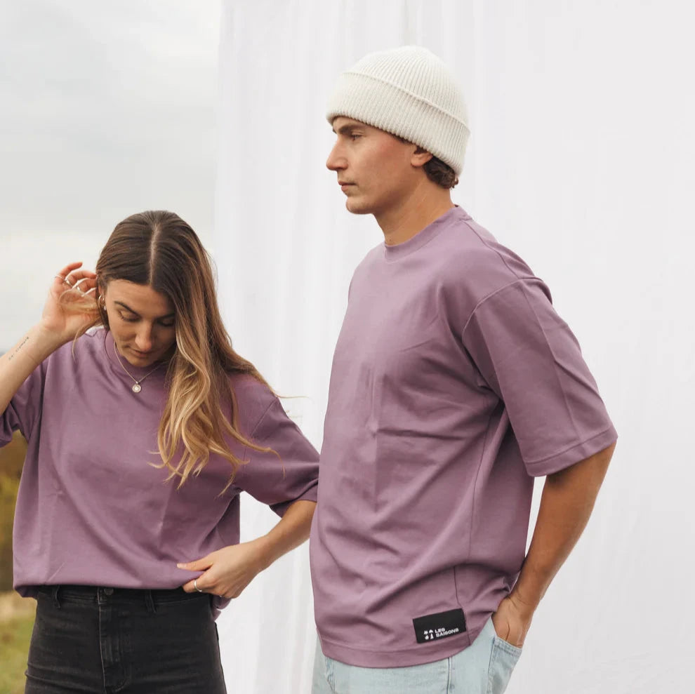 T-shirt Boxy Mauve